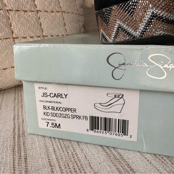 Jessica Simpson Carly Wedges Size 7.5 - Picture 3 of 6